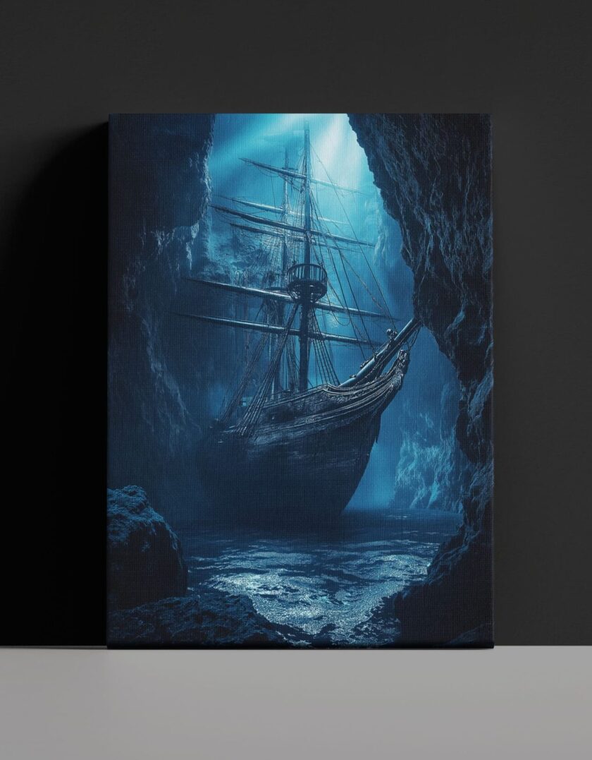 pirate ship canvas